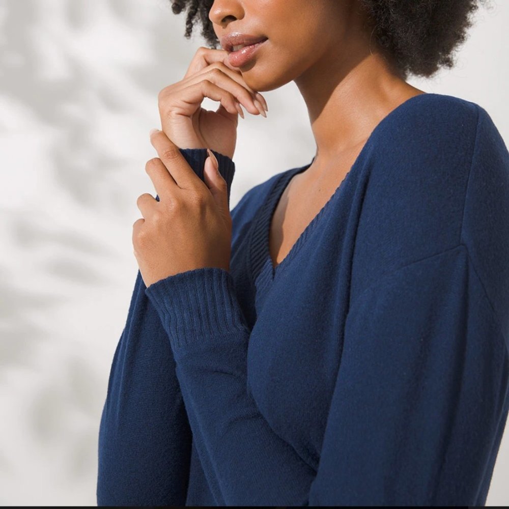 NWT Soma Brushed Cozy Lounge/Pajama Top